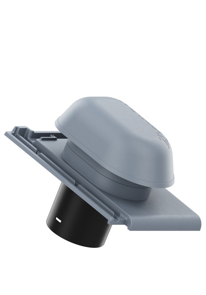 Větrací Otvor San. 125 Bergamo Šedá Matná Angoba