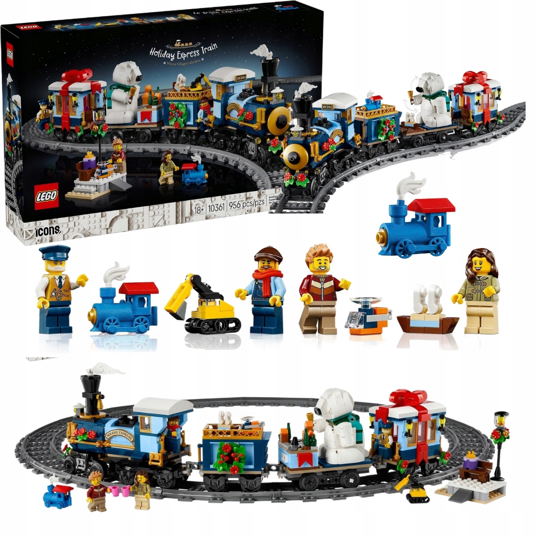 Lego 10361 Icons Vánoční expresní sada s vláčkem pro dospělé