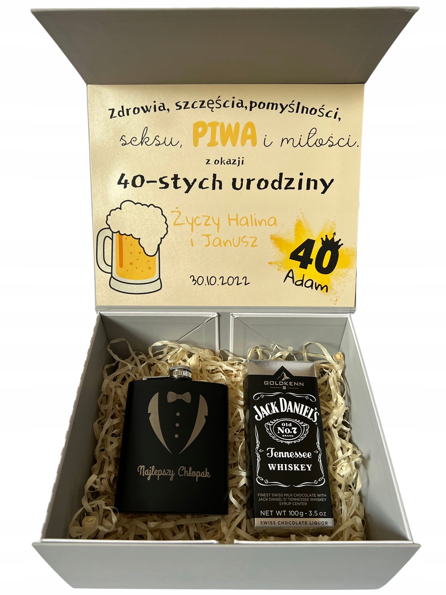 Krabička Box dárek k 30,40,50,60. narozeninám