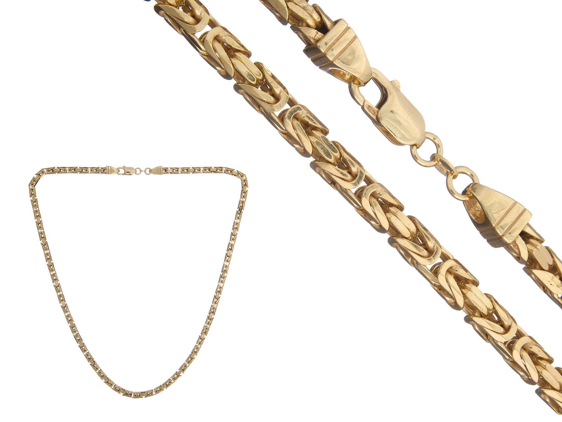 Stříbrný Řetízek Byzantýna 70 CM 5 MM Italy Dárek