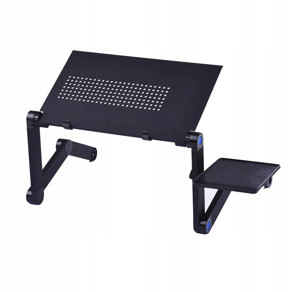 SKŁADANY STOLIK pod LAPTOPA PODSTAWKA na KOMPUTER CZARNY Ergonomiczny