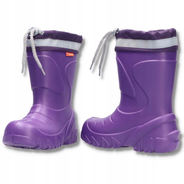 Kalosze piankowe młodzieżowe zimowe ocieplane wełną Lekkie dla dzieci zima Płeć chłopcy dziewczynki