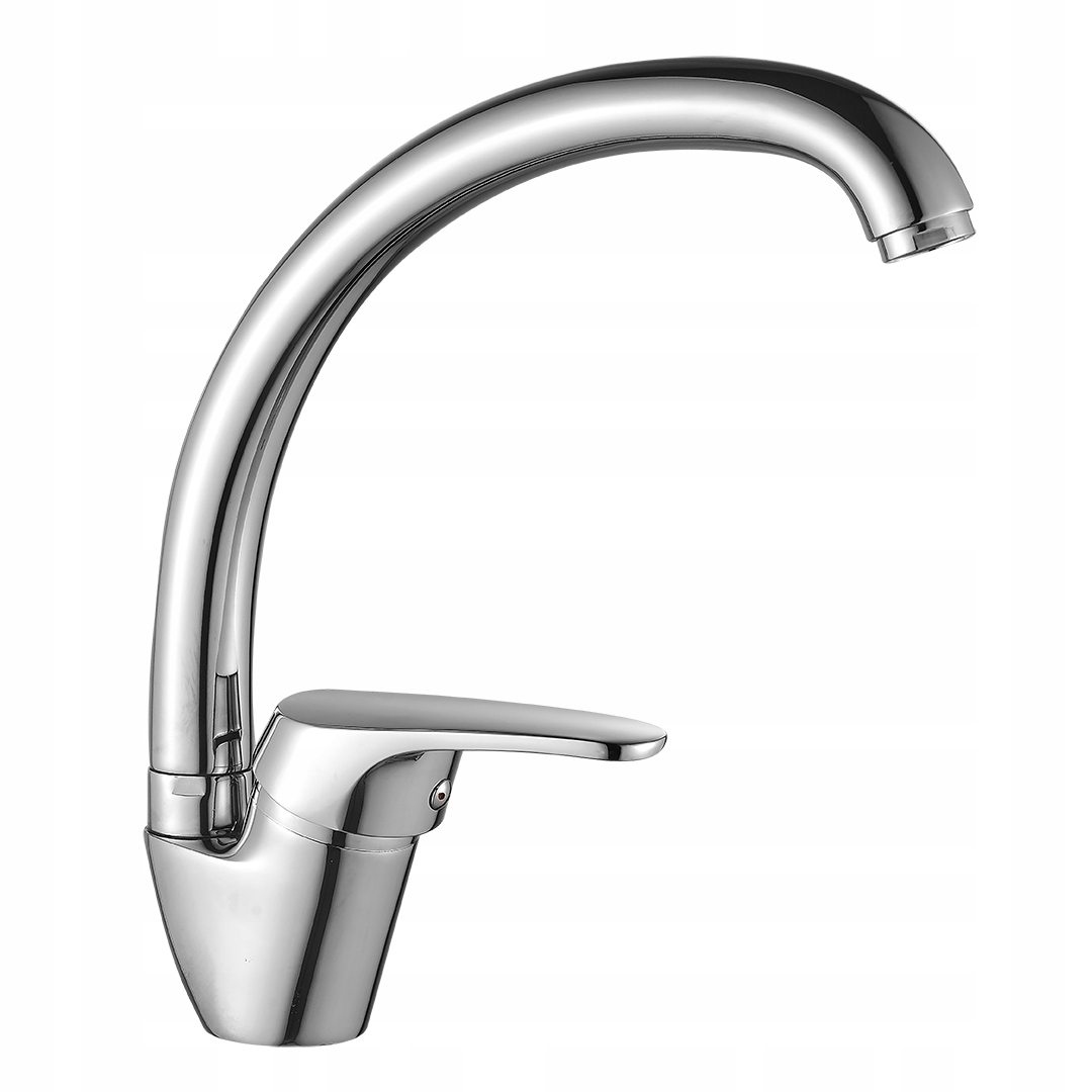 Kuchyňská baterie Oris, chrom s pohyblivým výtokem F, páková