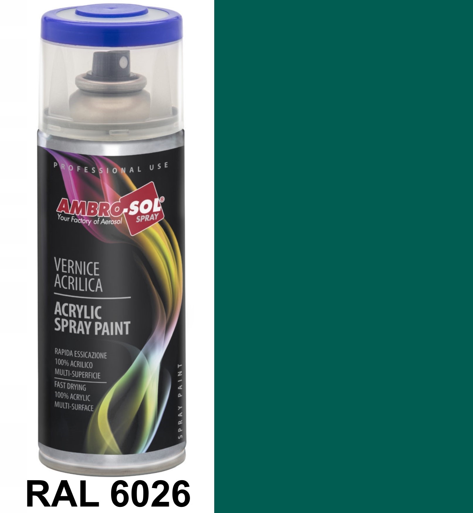

6026 Ral Lakier Akrylowy Farba Spray Ambrosol