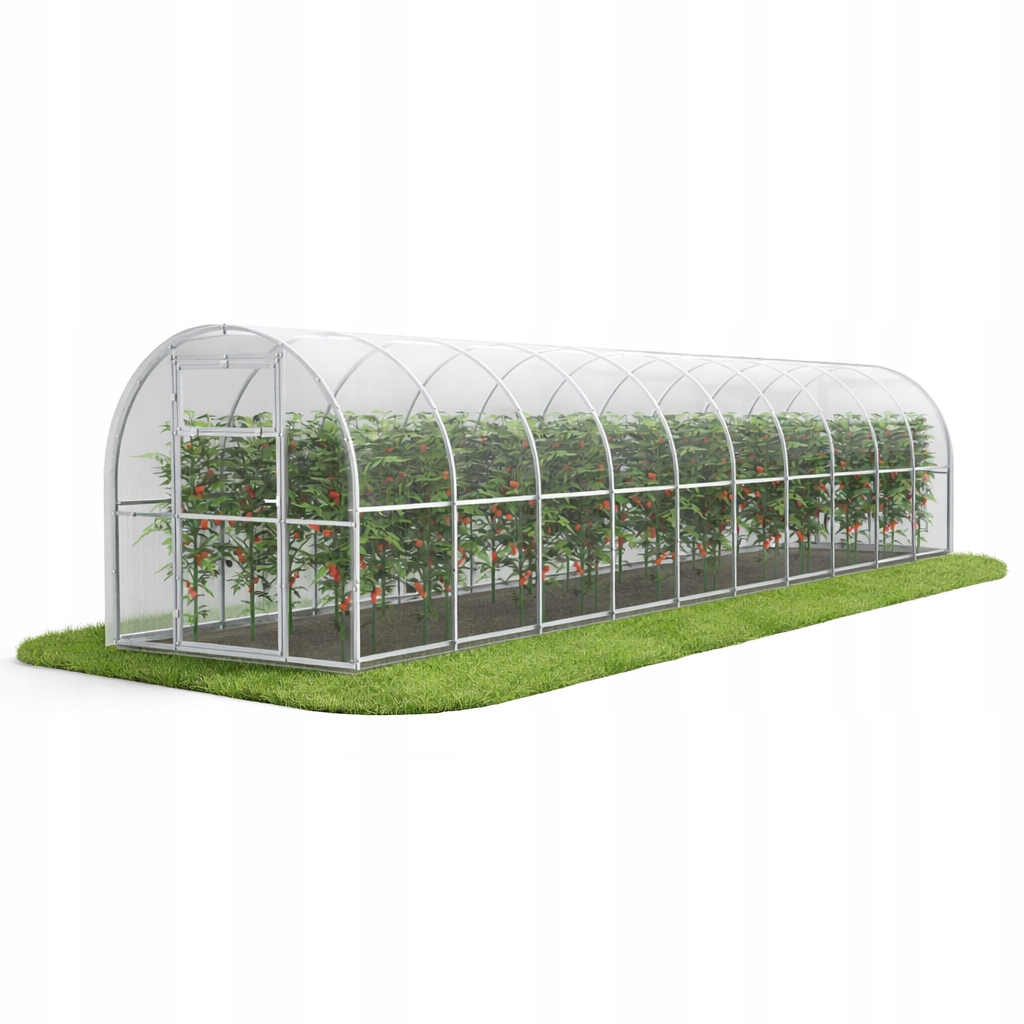 Skleník z polykarbonátu Zahradní tunel 2,4x10 profily 20x20 polykarbonát 6 mm