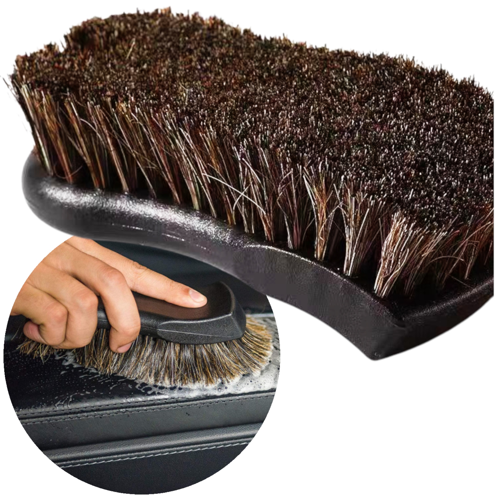 ZESTAW DO PRANIA TAPICERKI + SZCZOTKA MIĘKKA NA WIERTARKĘ PŁYN K2 LOTAR 1L Producent K2