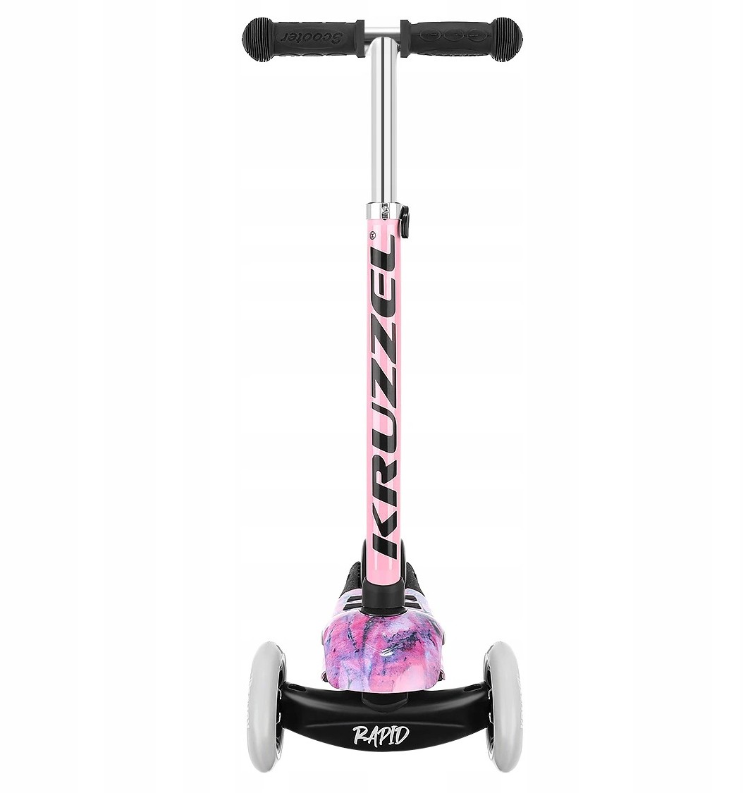 HULAJNOGA TRÓJKOŁOWA BALANSOWA DLA DZIECI ŚWIECĄCE LED GUMOWE KOŁA RÓŻOWA Stan opakowania oryginalne