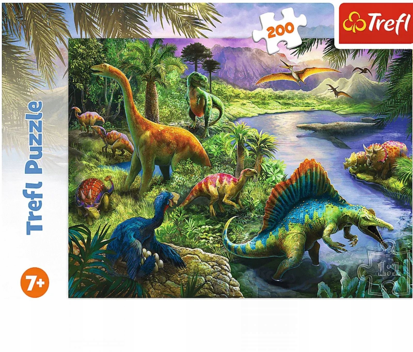 

Trefl 200 El. Drapieżne Dinozaury (13281) [puzzle]