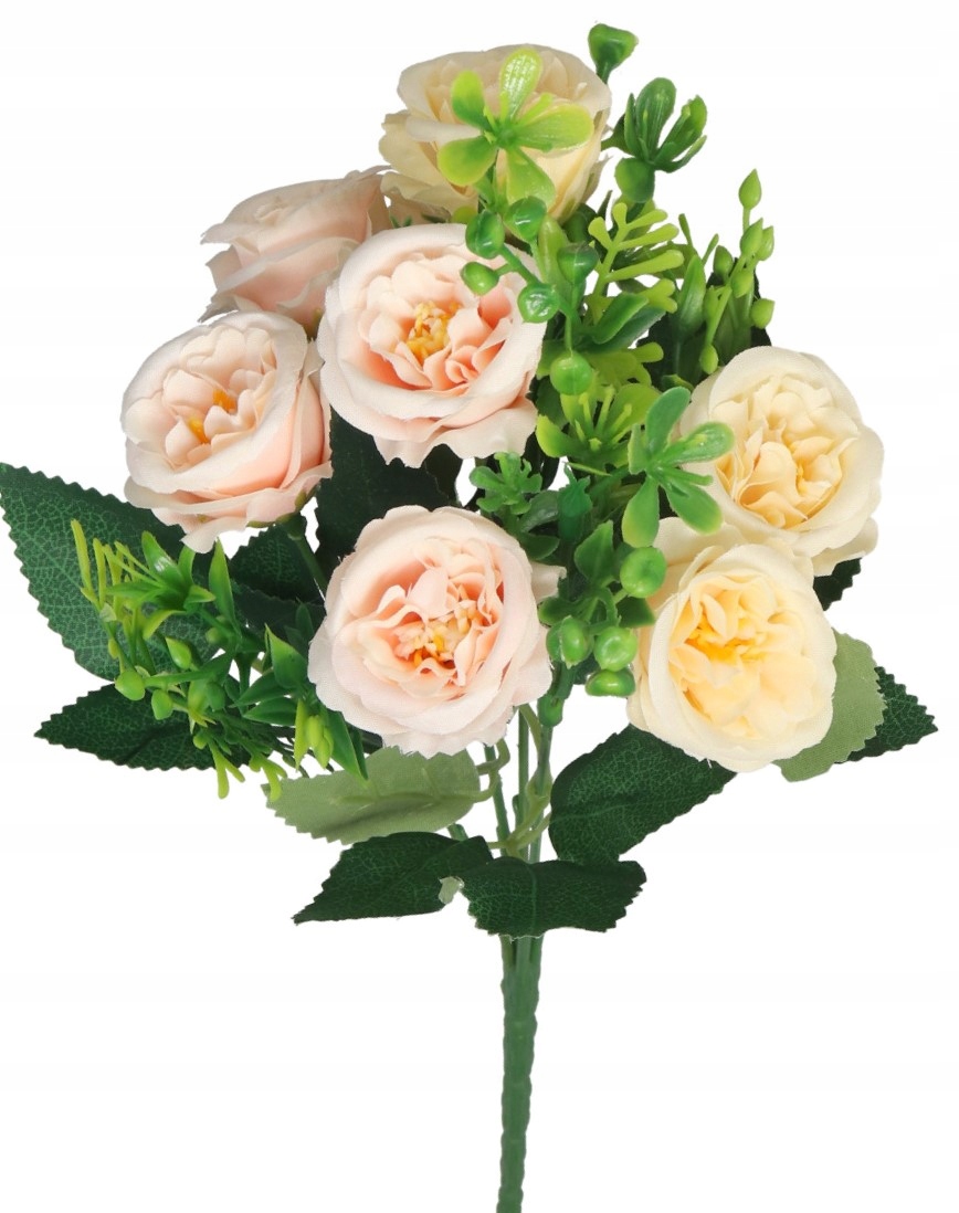 SZTUCZNE KWIATY GAŁĄZKI ROŚLINY RÓŻA RÓŻE JAK ŻYWE Wysokość maksymalna 30 cm