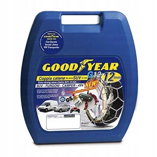 Goodyear 77935 snehové reťaze 12 mm pre Suv dodávkové vozidlá a karavany