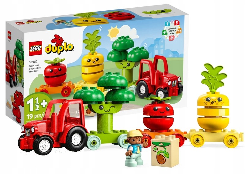 LEGO DUPLO 10982 TRAKTOR Z WARZYWAMI I OWOCAMI zestaw klocków +18 m-cy