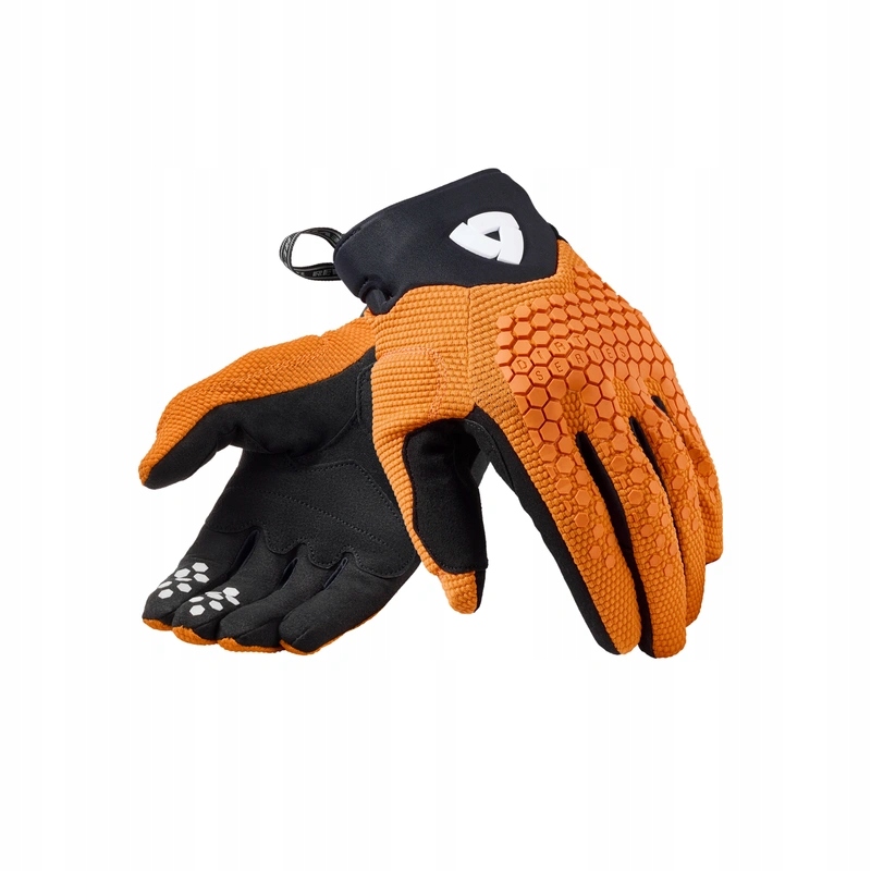 Krátke motocyklové rukavice Revit Massif Orange oranžové