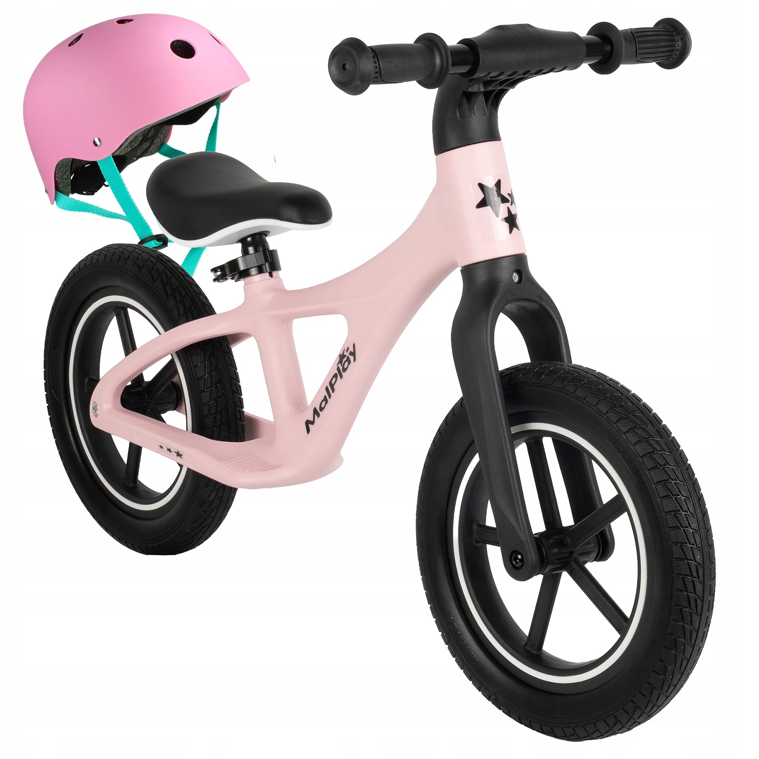 Zestaw 2w1 Rowerek biegowy dla dzieci lekki stabilny koła 12'' kask 48-54