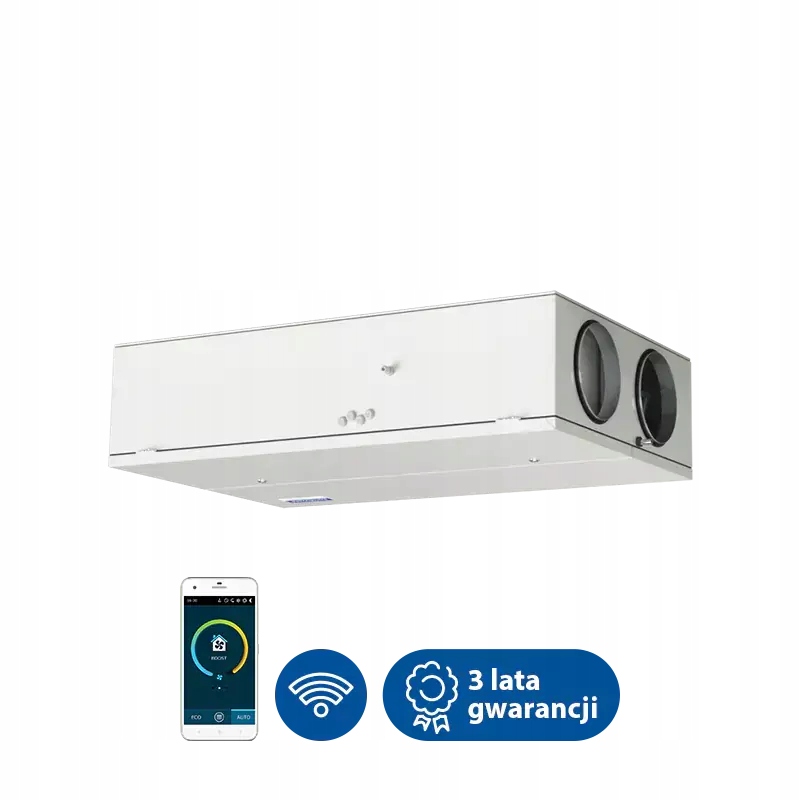 Rekuperator podwieszany DOMEKT CF 700 F C6 720m3/h