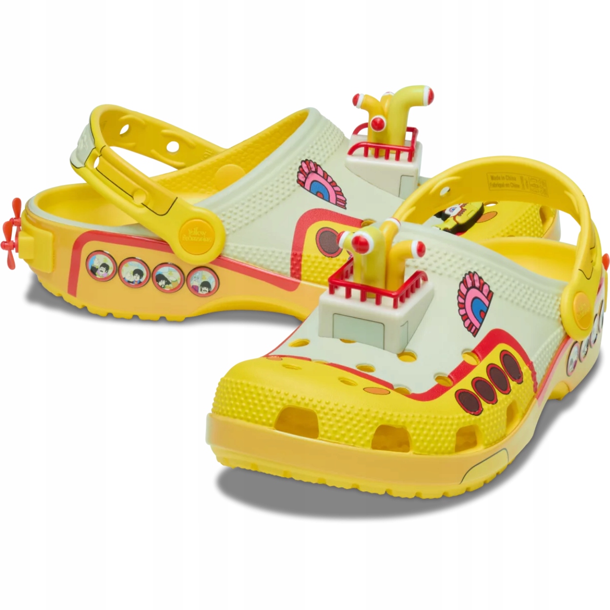 Crocs Boty Beatles Yellow Submarine Classic Dámské Sportovní Nazouváky vel. 37-38