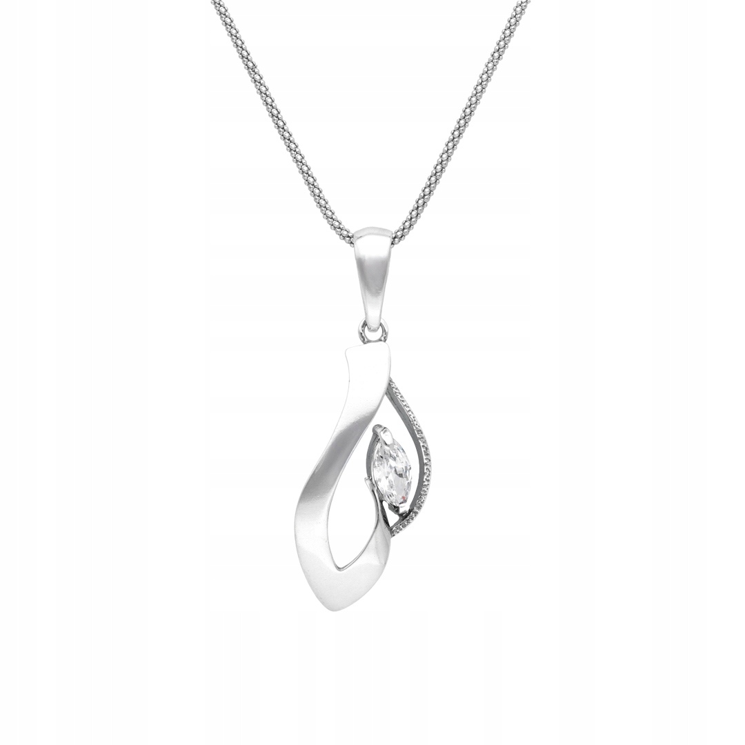 Přívěsek s bílou zirkonií Stříbro 925 Elegantní Dárek