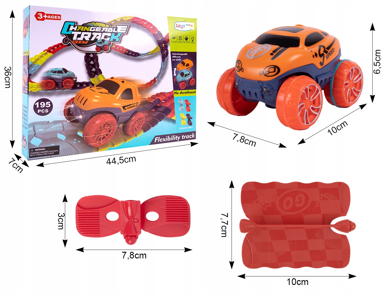 RACE TRACK PUZZLE QUEUE DIY 195 EL AUTO Held fehlt