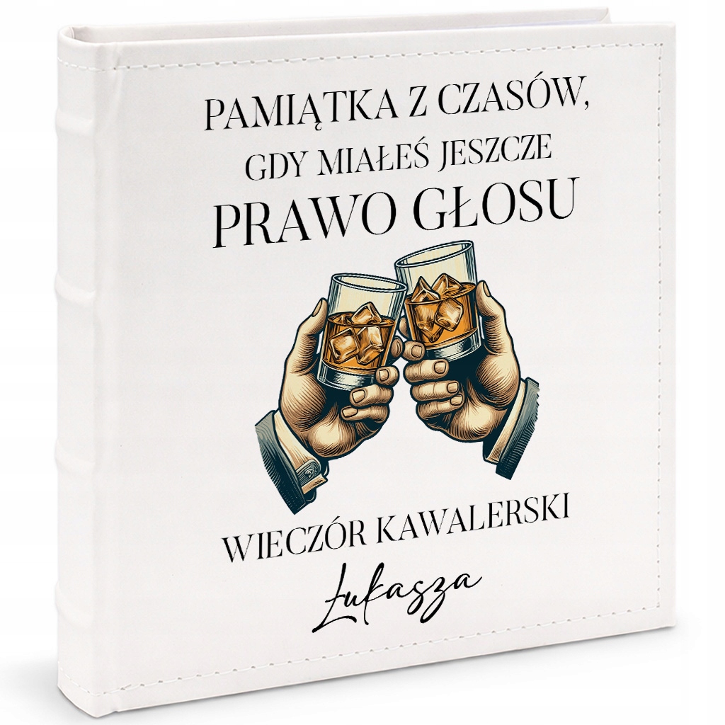 Kožený album 10 cm x 15 cm Fotografie Když Jste Měli Hlasovací Právo *jméno* Na Dárek