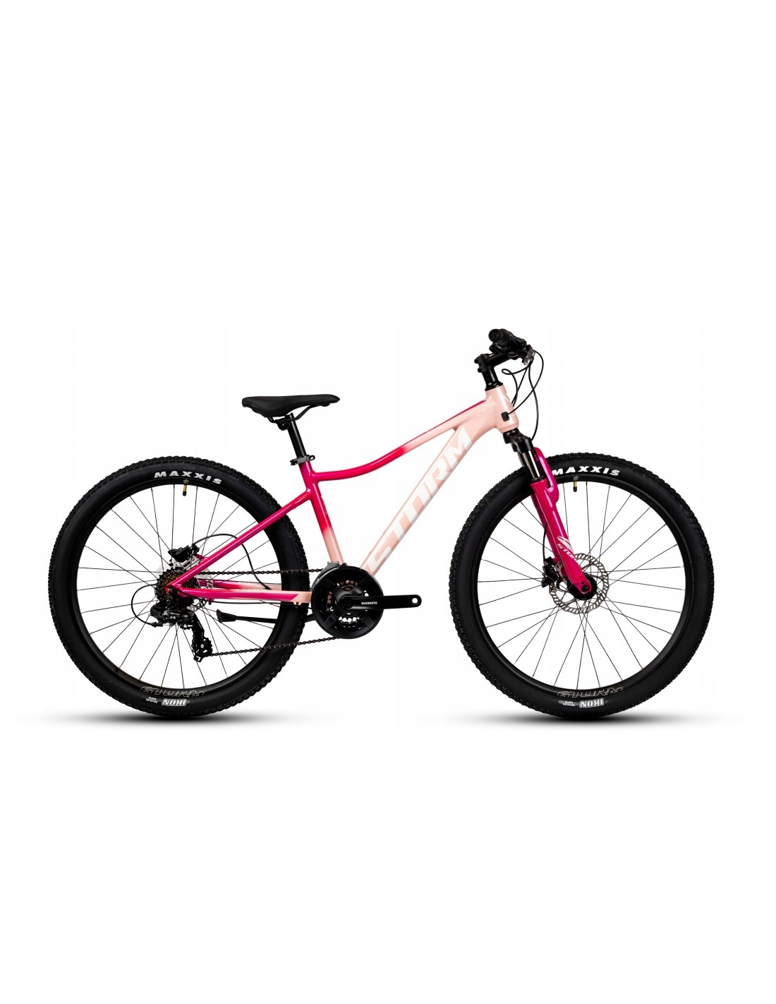 Rower Storm Queen 26 2HD hydraulika pudrowy róż/róż 15