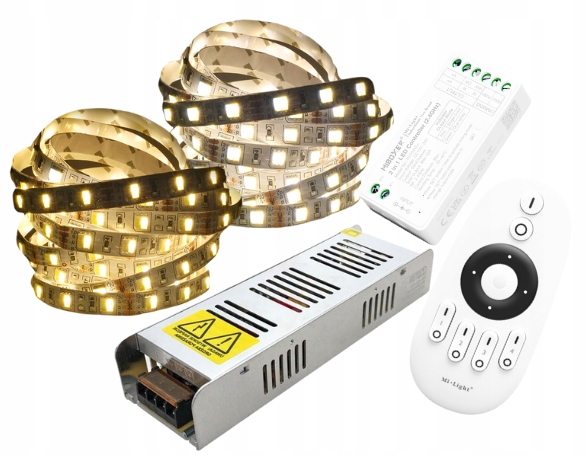 Set Led pásek Cct MiBoxer Premium bílý teplý studený strop obývací pokoj 10 m