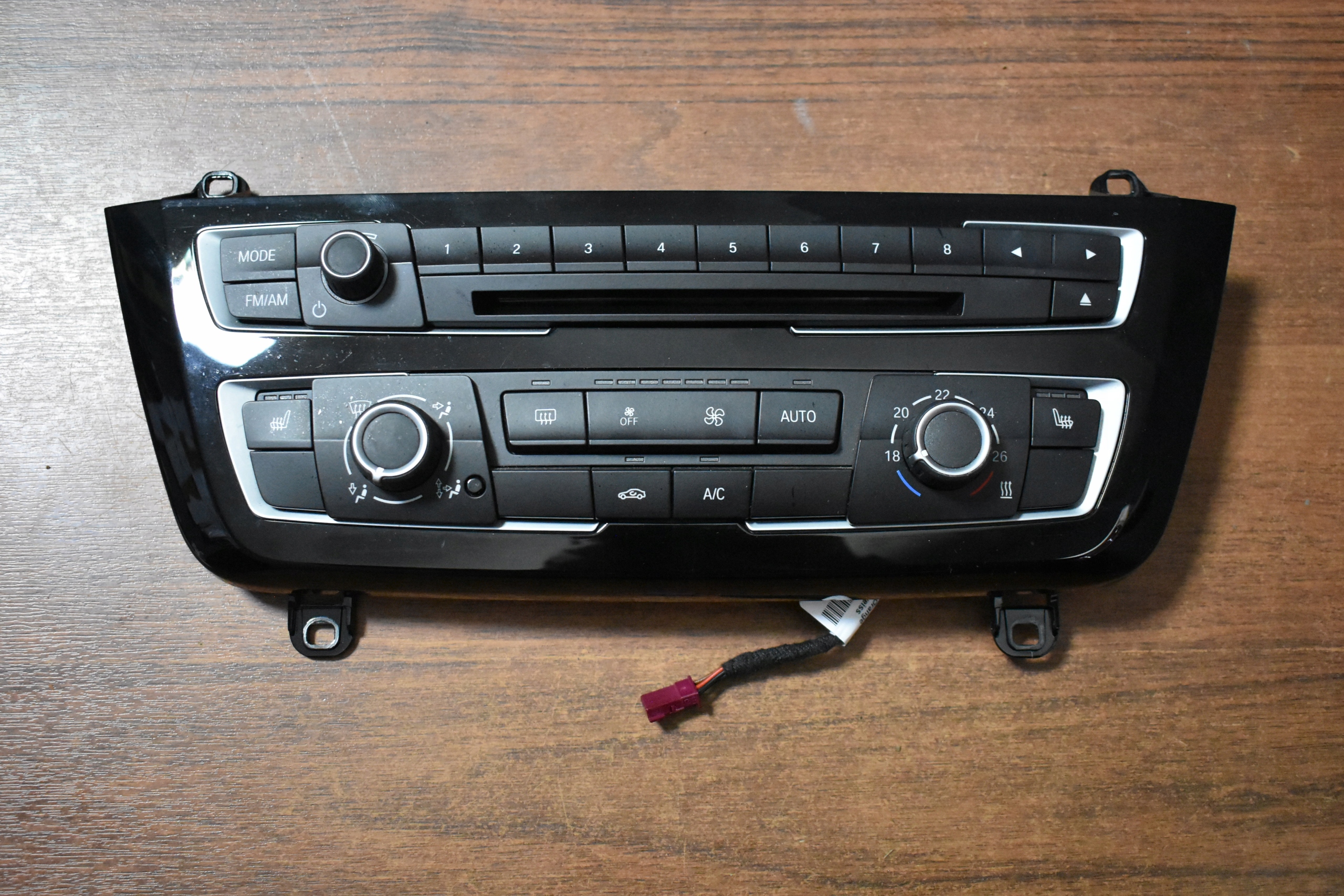 IDEALNY control panel RADIA of the air conditioning AMBIENTE BMW 1 9