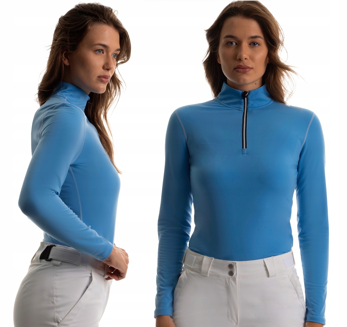 Fischer Enbasis Pro Shirt Damska bluza narciarska cienki polar Azure Blue S