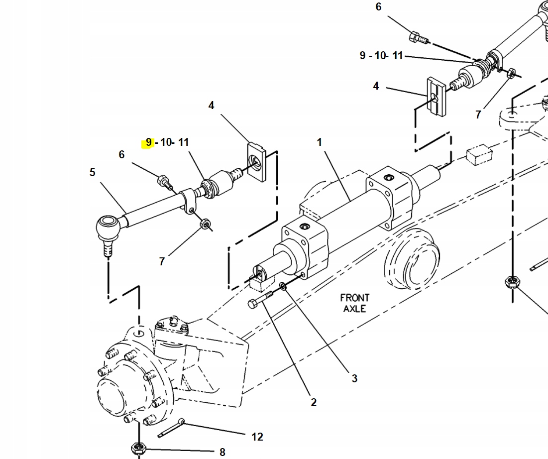 OSŁONA GUMOWA PRZEGUBU DRĄŻKA CVA / CAT Typ maszyny Koparko-ładowarka