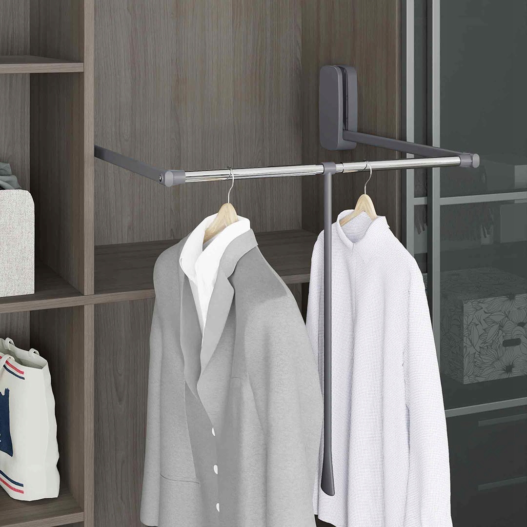 Pantograf do olejových skríň 12 kg, nosnosť do šírky 850-1150 mm, sivý Starax