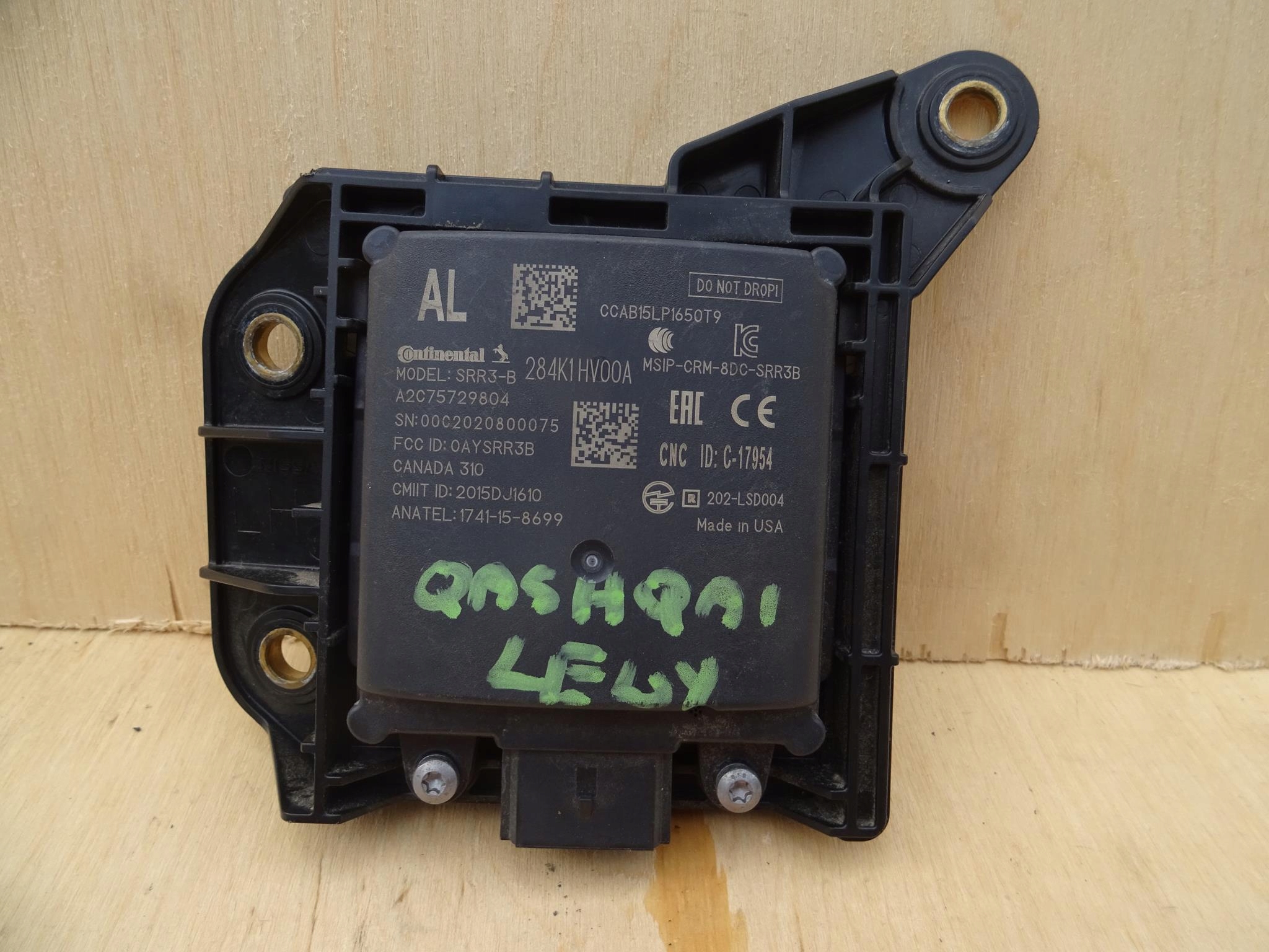 NISSAN QASHQAI II CZUJNIK MARTWEGO POLA 284K1HV00A