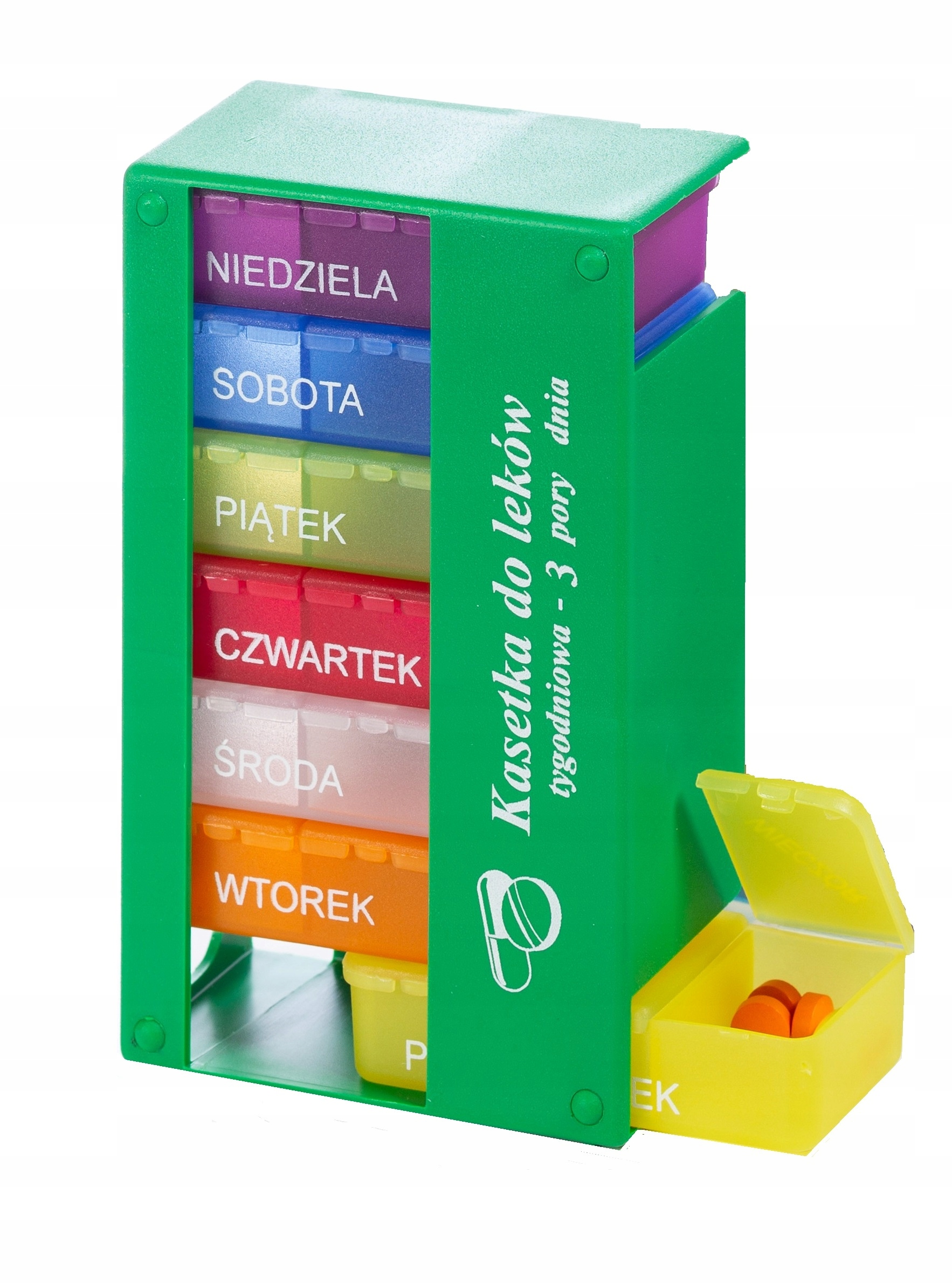 

Pudełko Na Leki Tabletki Lekarstwa 7 Dni 3 Pory
