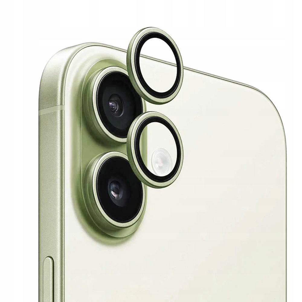 Anank Ar Lens metalowa ramka szkłem ochronnym obiektywu iPhone 17 zielona