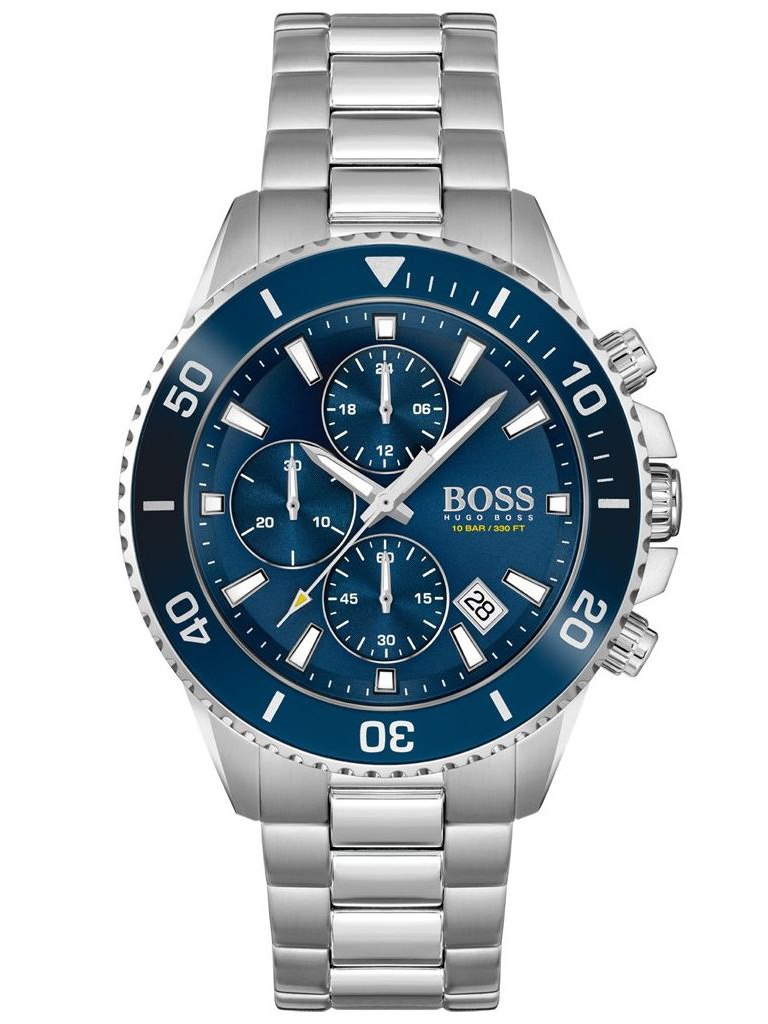 Pánské Hodinky Hugo Boss 1513907 Admiral WR100 Pro Plavání