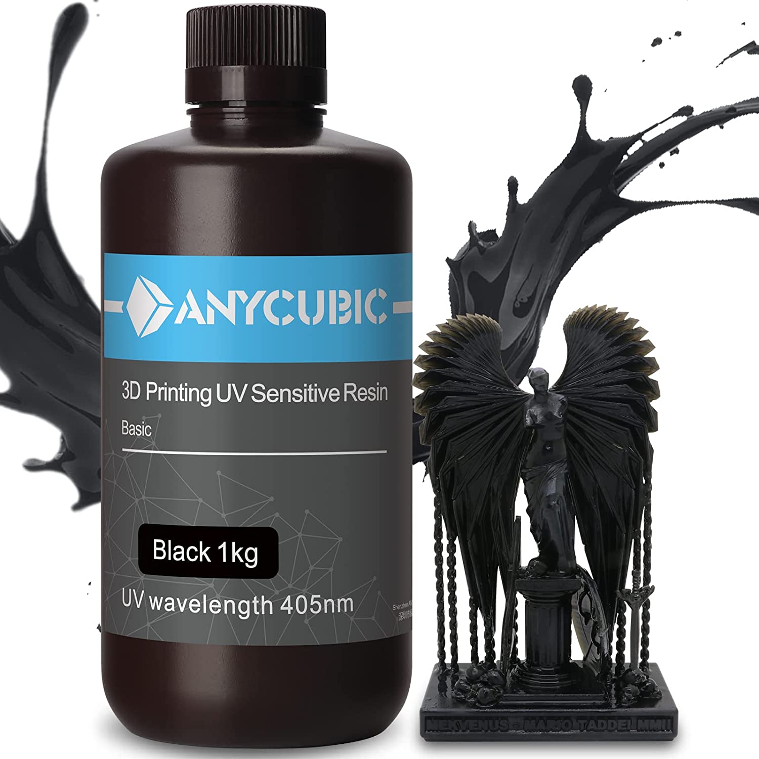 

Żywica Uv Anycubic Czarny Black 1l 1kg