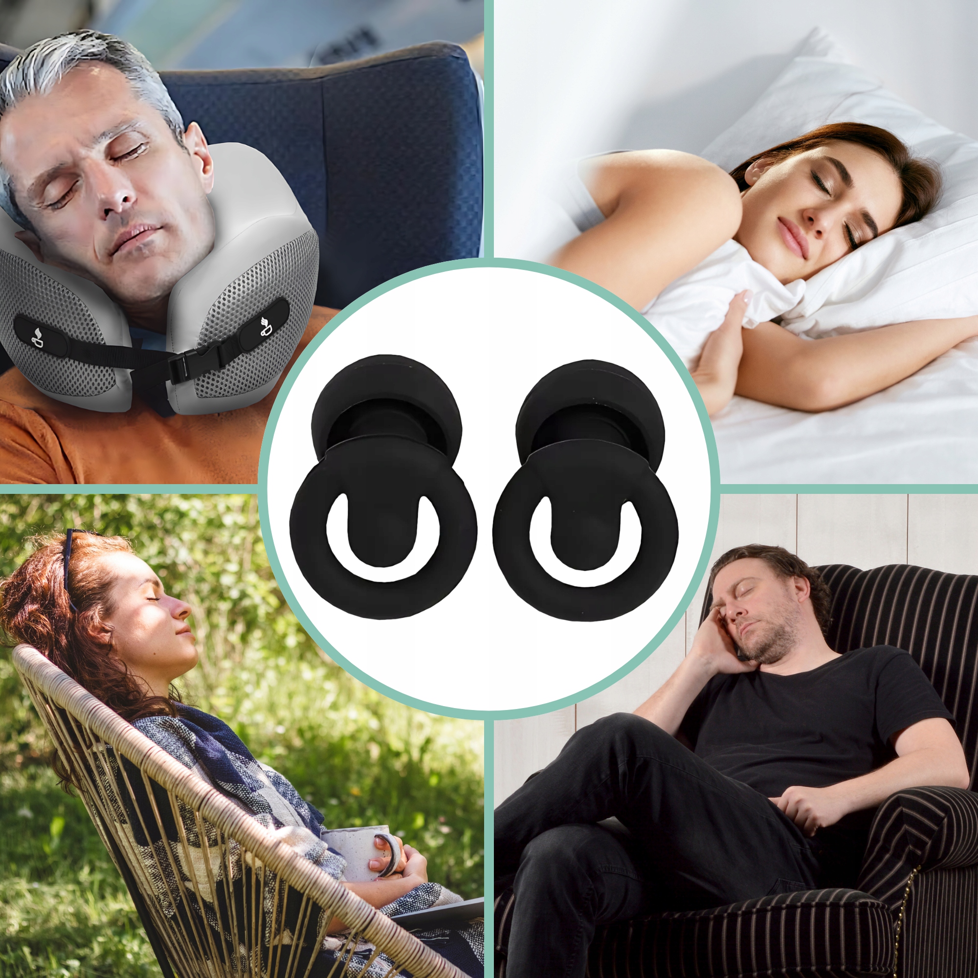 Беруші Medi Sleep, Розмір Xs / S / M / L, Чорні