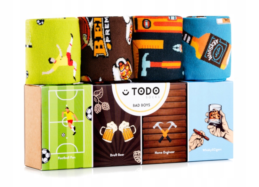 

Skarpetki zestaw Todo Socks Bad Boys 4 pary 39-42