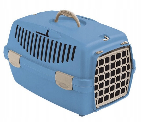 Levně Stefanplast Přepravka Gulliver 1 plastové dveře modré [97984]