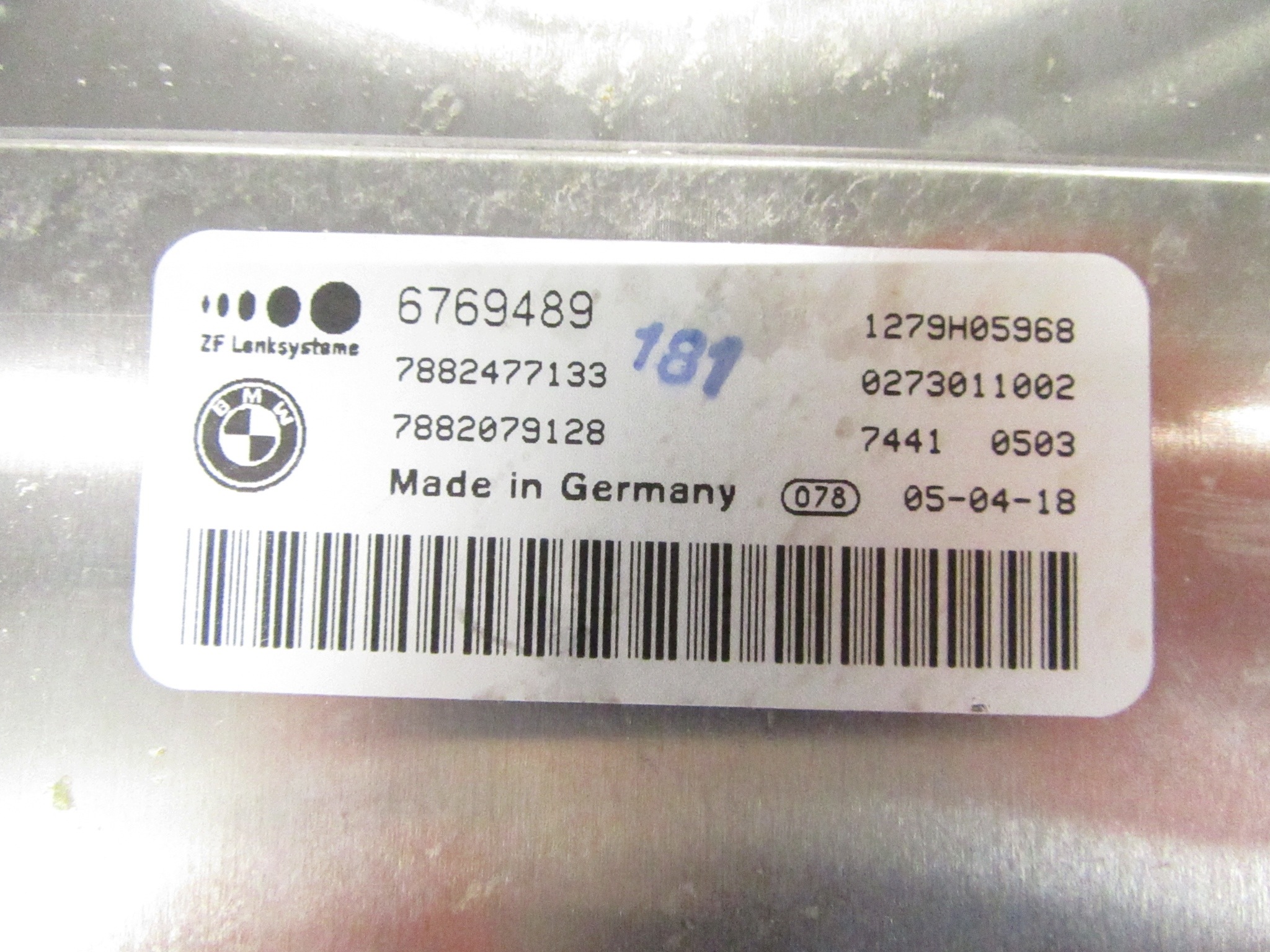 Bedienteil modul active steering BMW e60 e61 e63 e64 Connector Contact