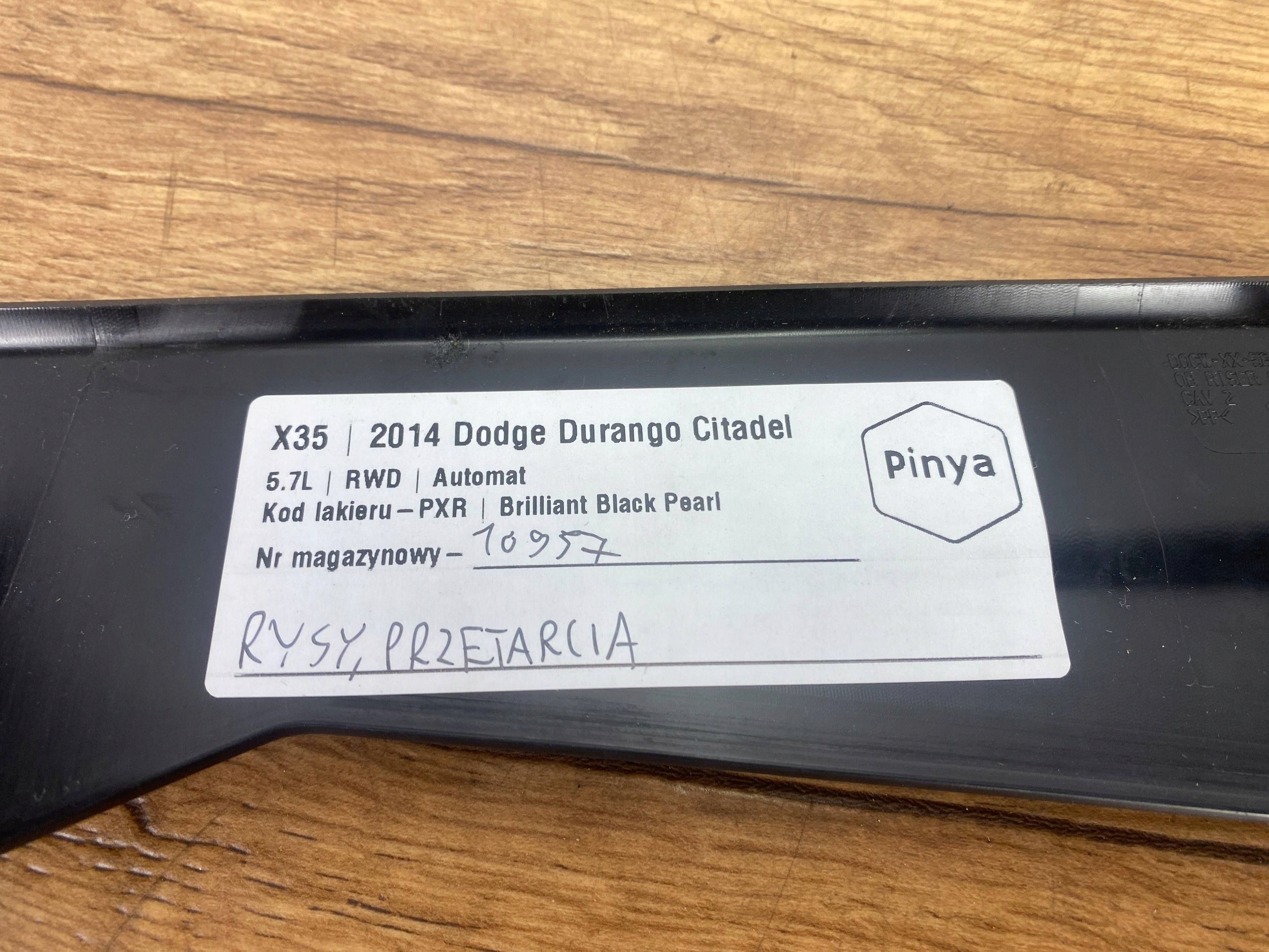 Blende Abdeckung szyny SITZ vorne links Dodge Durango III 2017