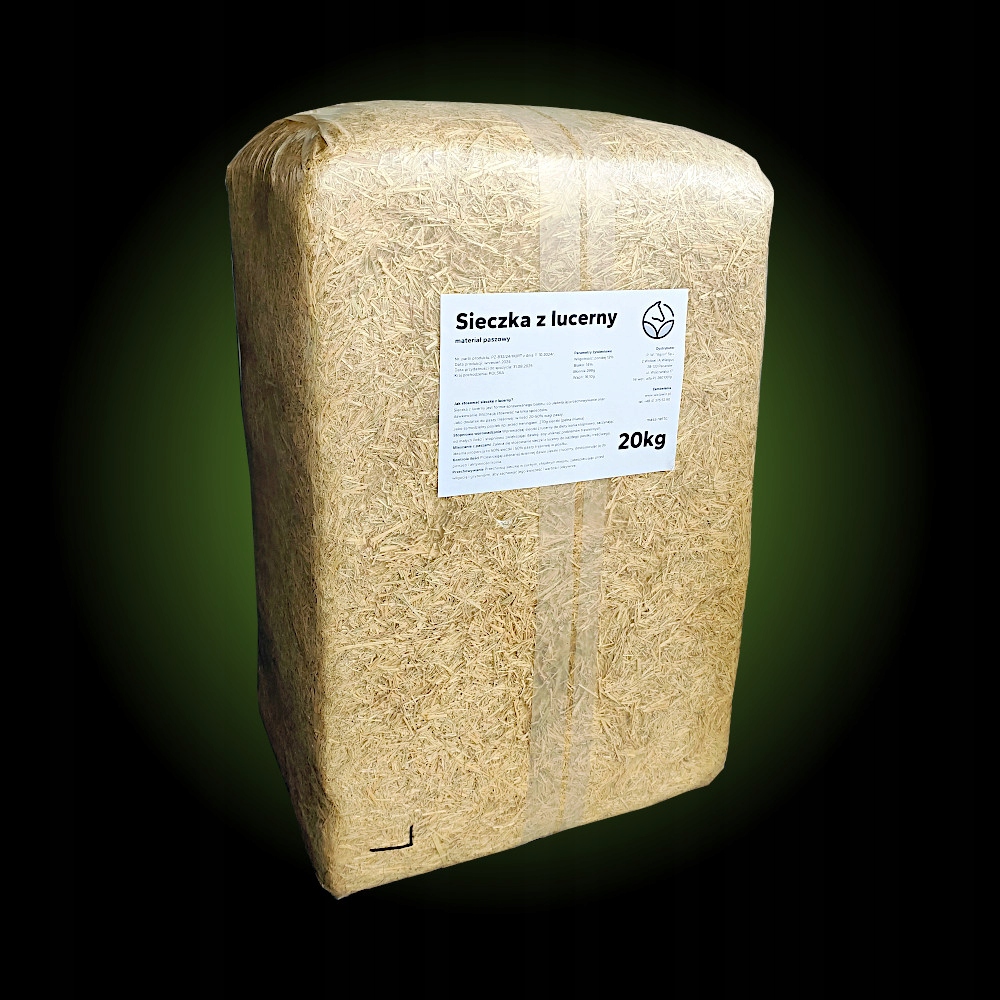 Sieczka z lucerny 20kg susz, balot , pochodzenie włochy, bez dodatków