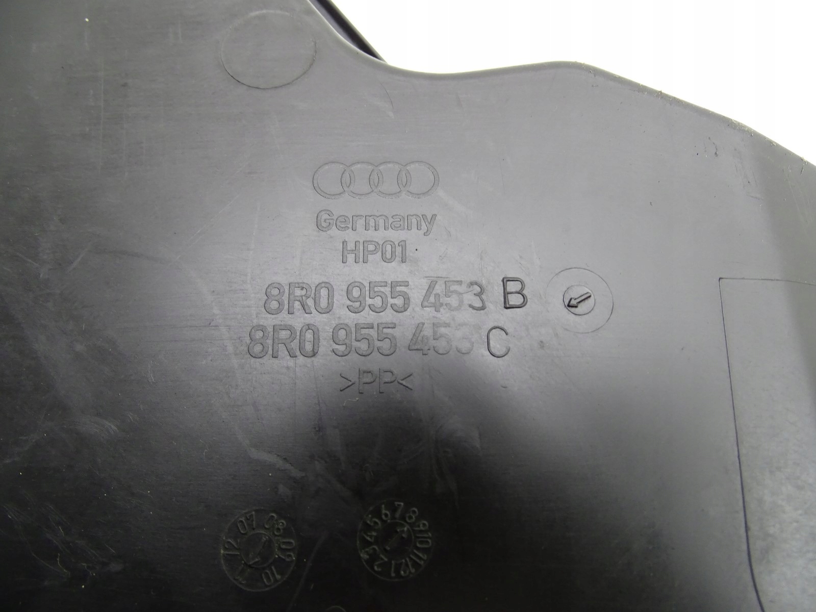 washer fluid tank AUDI Q5 8R 8R0955453C