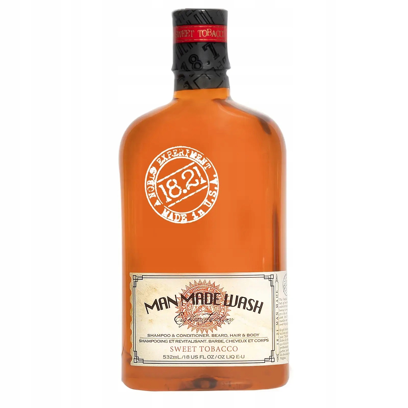 18.21 Man Made Wash Sweet Tobacco sprchový gel 3v1 532 ml