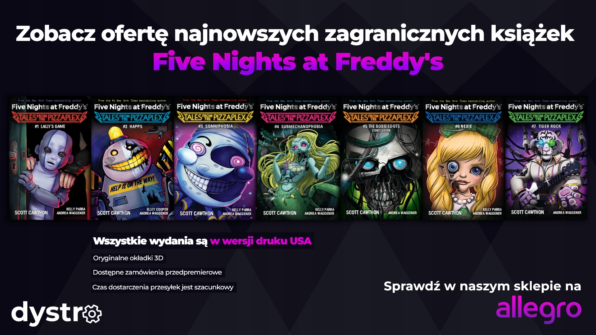 Książka FNaF Tales from PizzaPlex #1 Lally's Game Nośnik książka papierowa