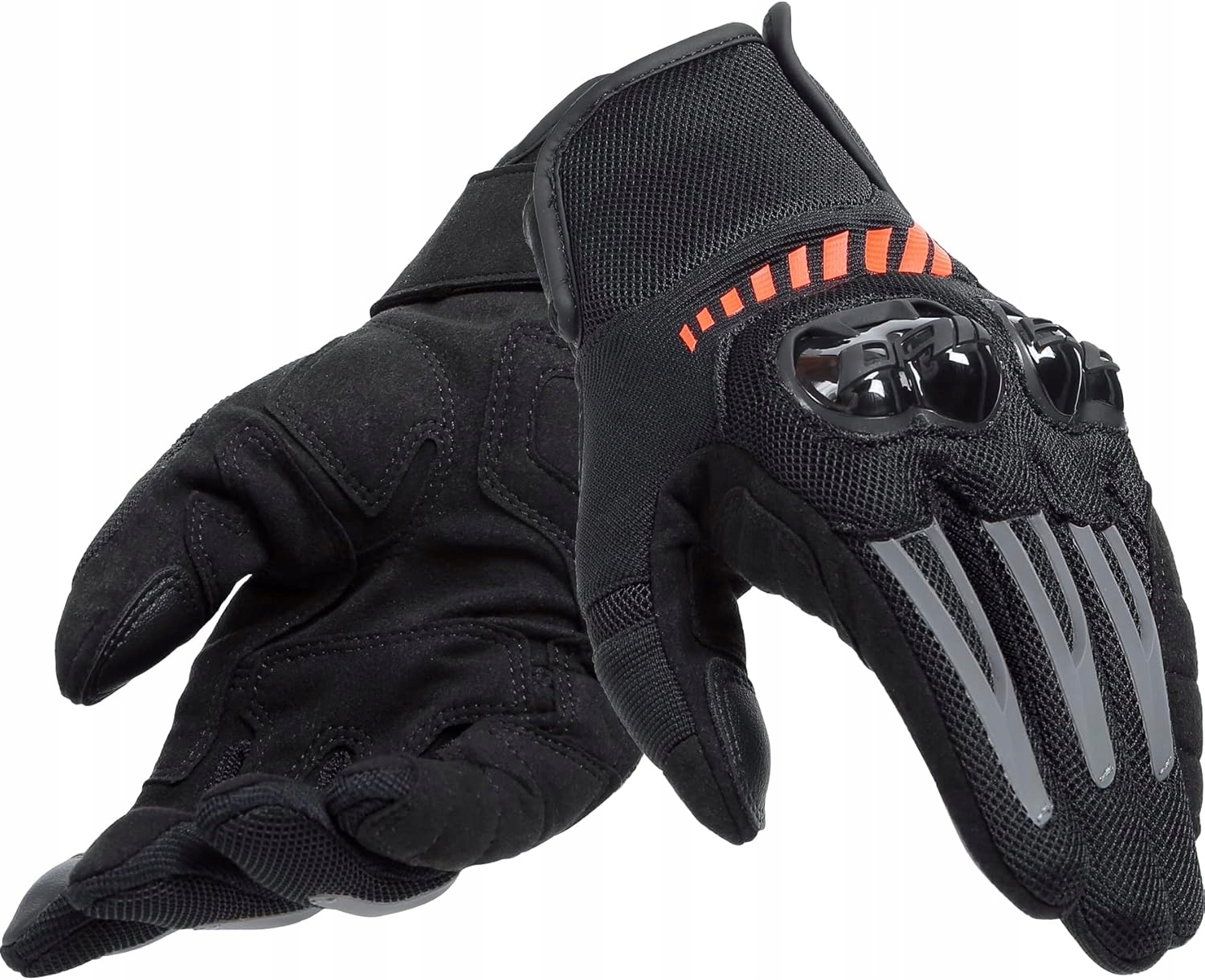 Motocyklové rukavice Dainese Mig 3 Air Čierna/Červená fluo XXL