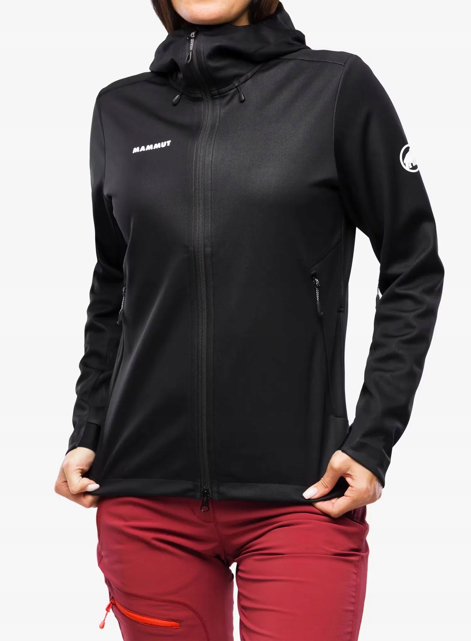 Dámská softshellová bunda s kapucí Mammut Ultimate VII So černá Xs