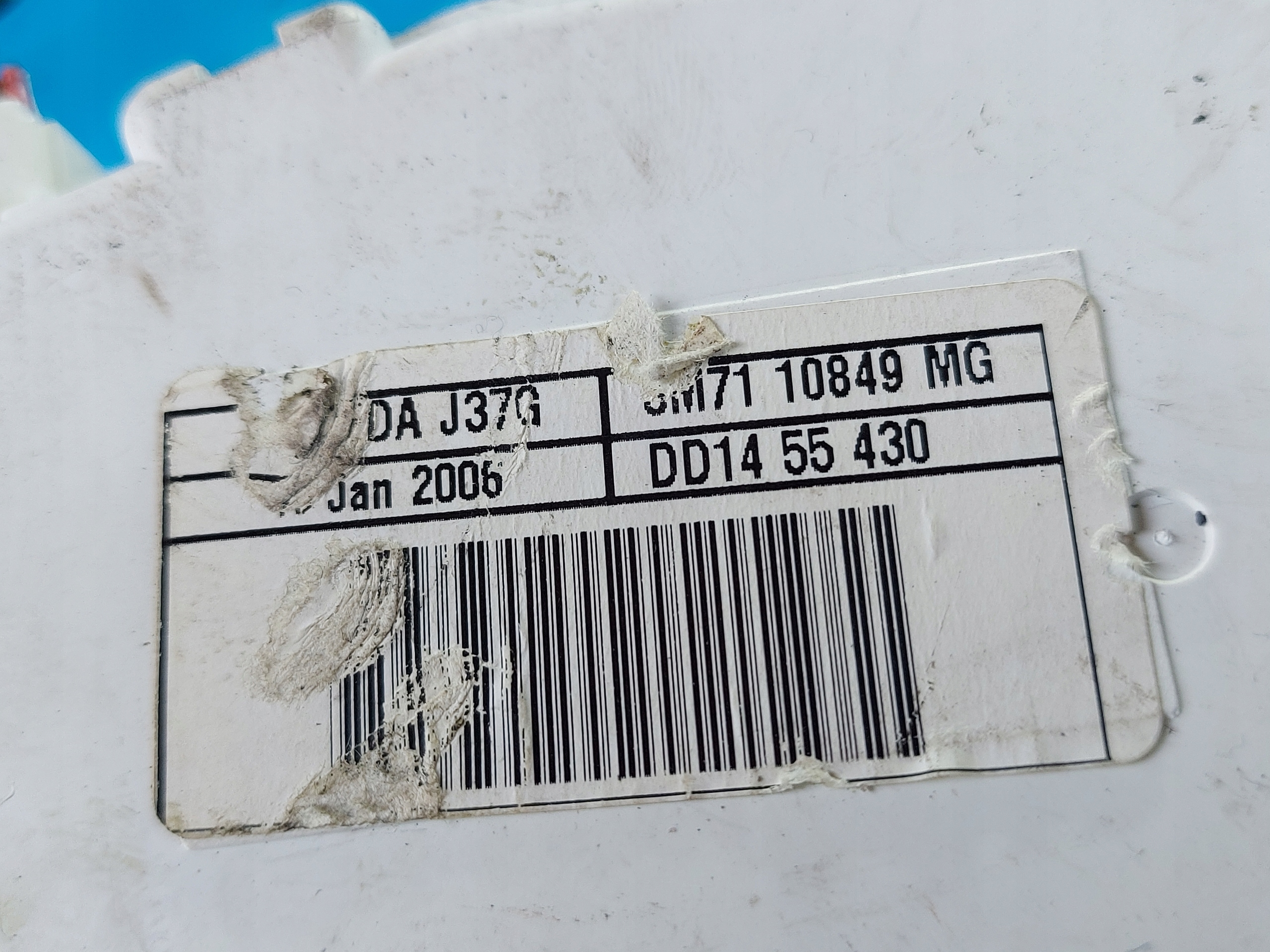 dials clock MAZDA 2 1.4 MZI 3M7110849MG