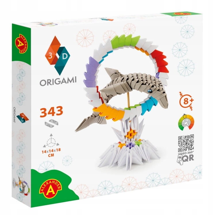 

Zestaw Kreatywny Origami 3D Delfin