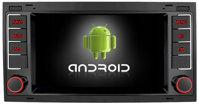 Rádio Gps Android Vw Multivan T5 Touareg 4GB 64GB Carplay Wifi