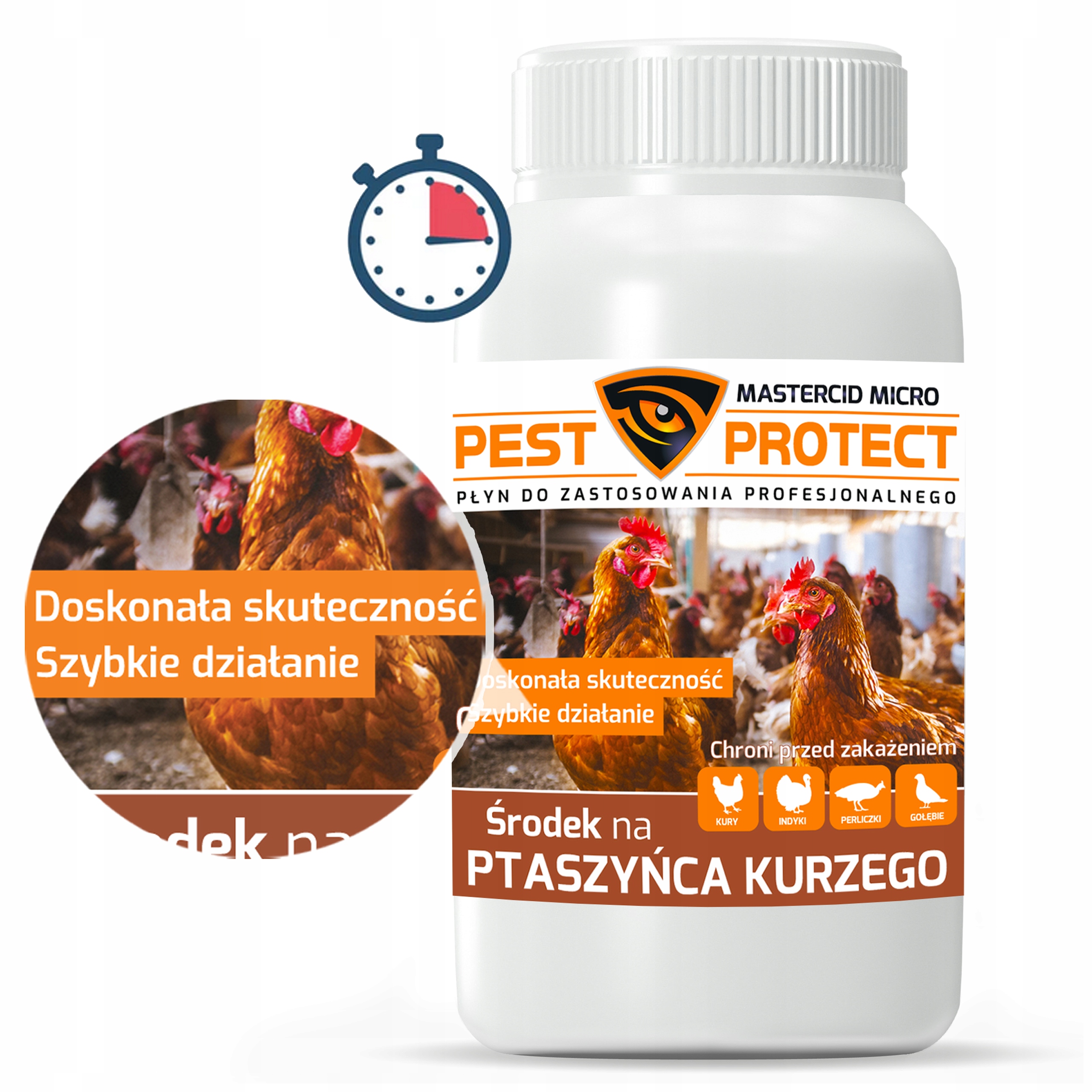 ZWALCZANIE PTASZYŃCA KURZEGO PTASZYNIEC PIÓROJAD OPRYSK NA WSZY KURZE Marka inna