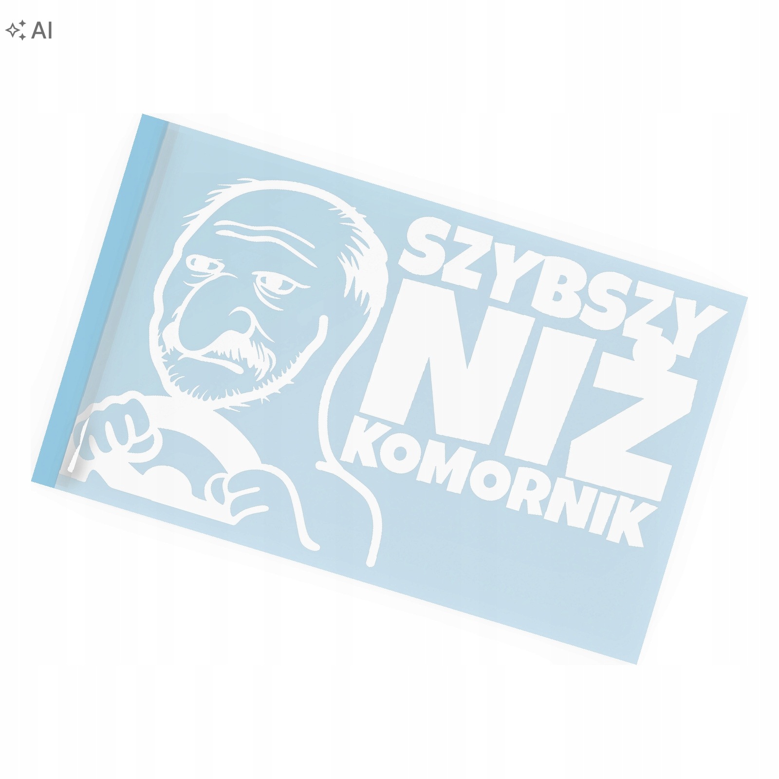 Naklejka Na Samochód Nosacz Szybszy Niż Komornik Meme Polski Januszex