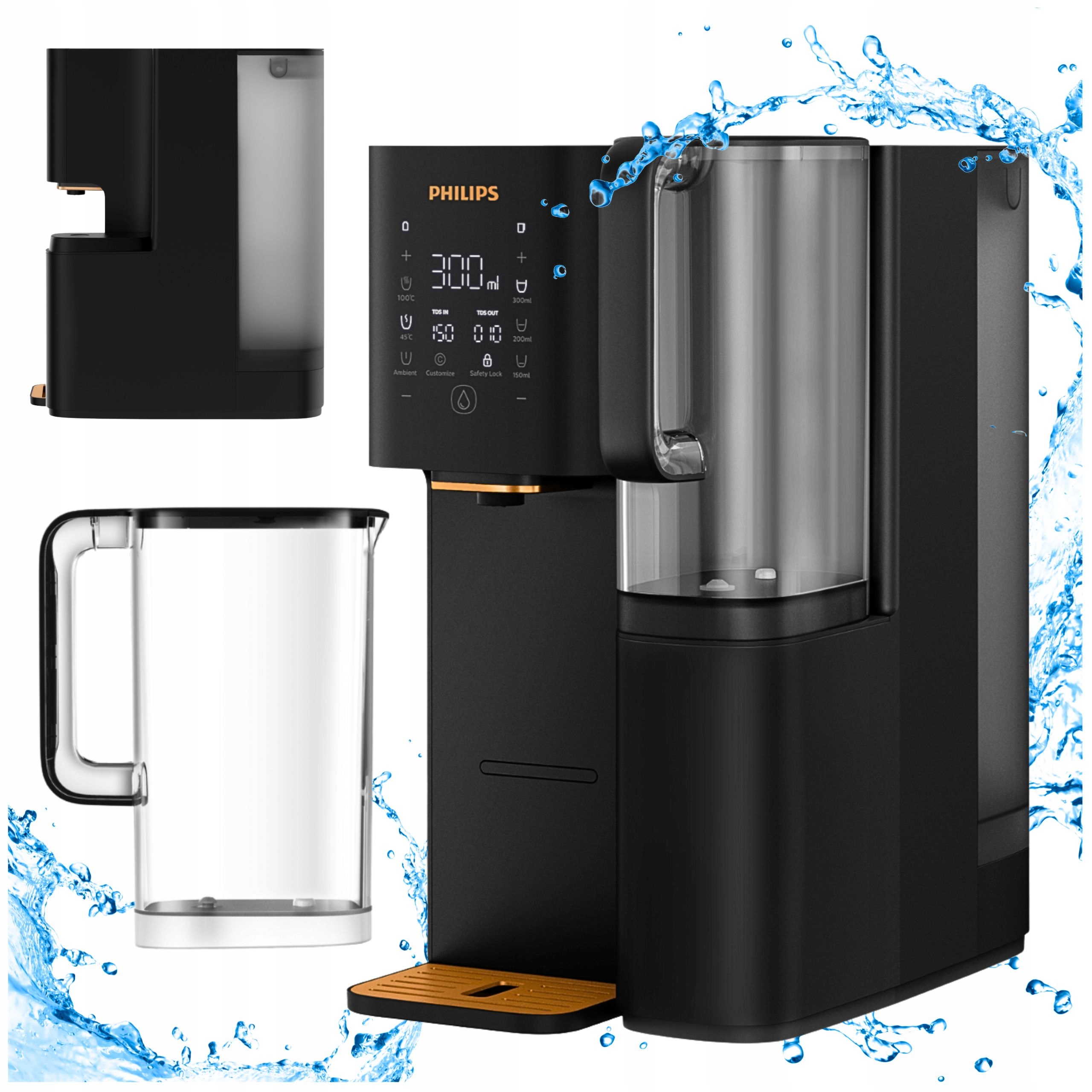 Distributor s reverzní osmózou Philips ADD6920BK/10 Stanice Na Vodu Černá